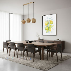 Minimalist Lemon Fruit Painting | Modern Kitchen Wall Art #SS276