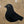 Minimalist Bird on Balance Stones Hand-Painted Abstract Oil Painting #SS224