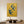 Elegant handmade Art Nouveau oil painting featuring several blue and white swallows flying diagonally on a rich golden textured background, with subtle gold floral branches in the top corner.