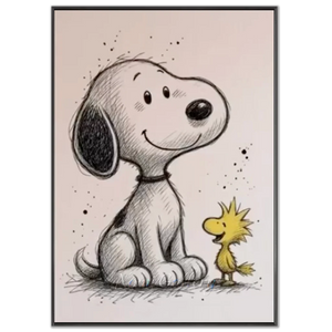 snoopy-oil-painting-black-frame-02.webp
