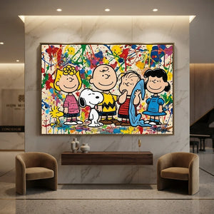 snoopy-wall-art-for-High-end-hotels-06.webp