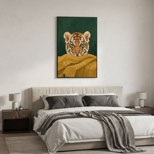 Cute Tiger Cub Canvas Art for Kids Room & Nursery Wall Decor #SS281