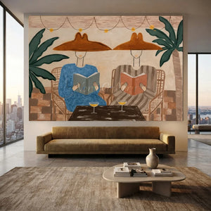 vintage-reading-people-art-for-Spacious-living-room-04.webp