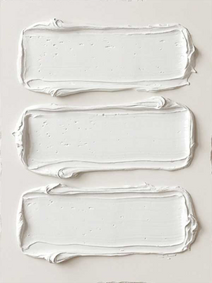 All-White Wabi-Sabi 3D Wall Art | Minimalist Block Relief #SS147